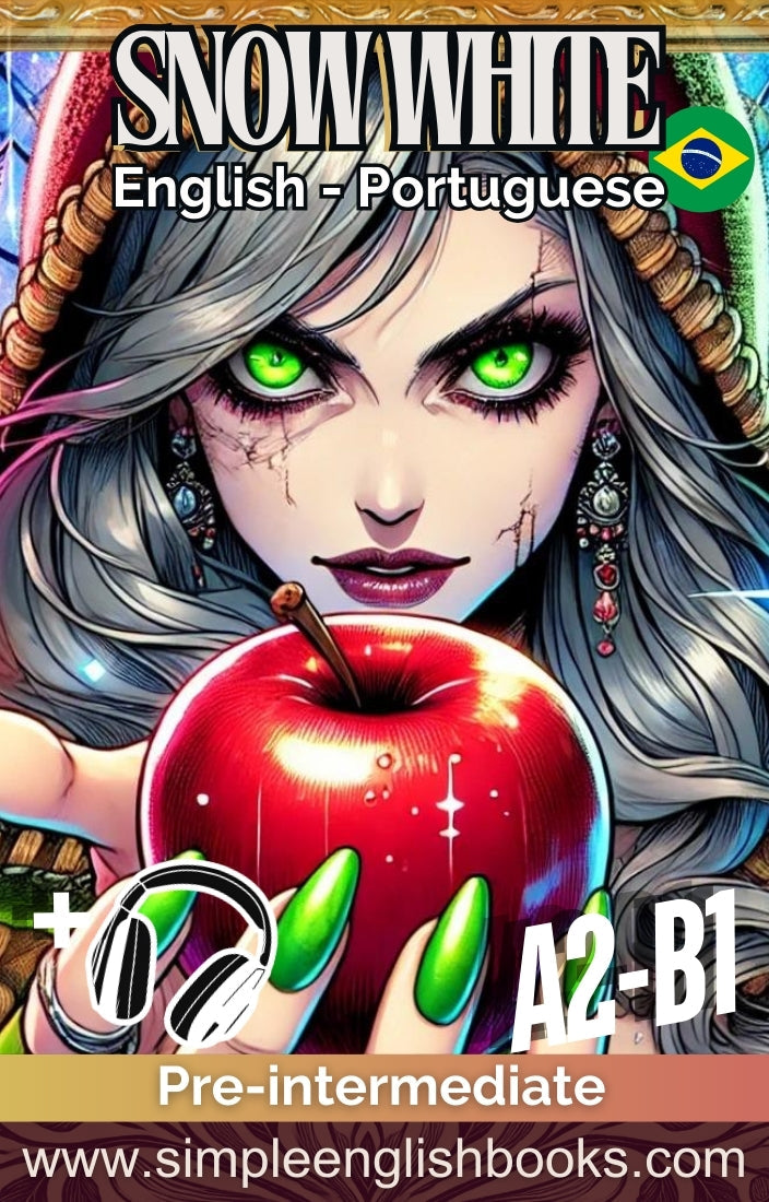 Branca de Neve Ebook PDF & MP3: Traduções em Português Simple English Books