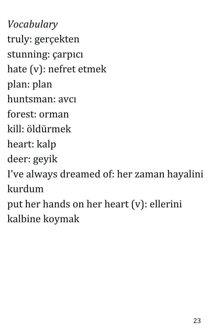 Pamuk Prenses Ebook PDF & MP3: Türkçe Çeviriler Simple English Books
