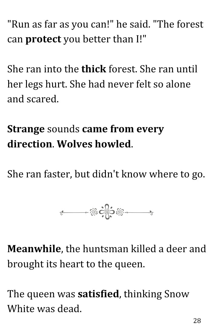 白雪姫 電子書籍 PDF&MP3:日本語翻訳 Simple English Books