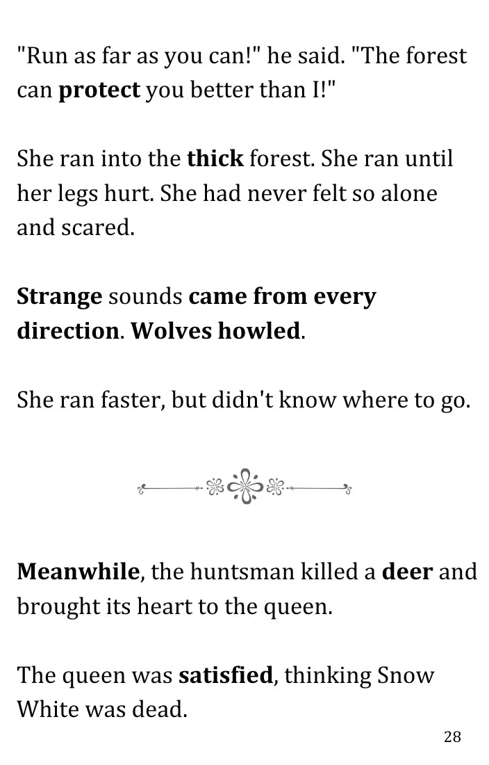 Blancanieves Ebook PDF & MP3: Traducciones al Español Simple English Books