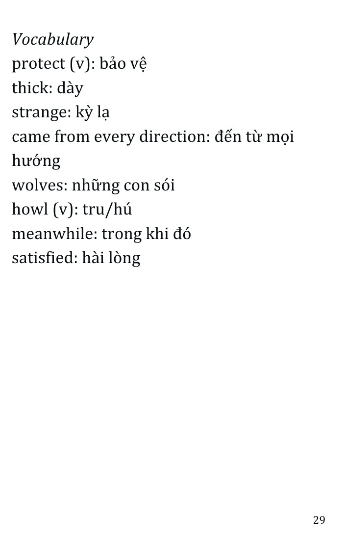 Truyện Bạch Tuyết Ebook PDF & MP3: Bản dịch Tiếng Việt Simple English Books
