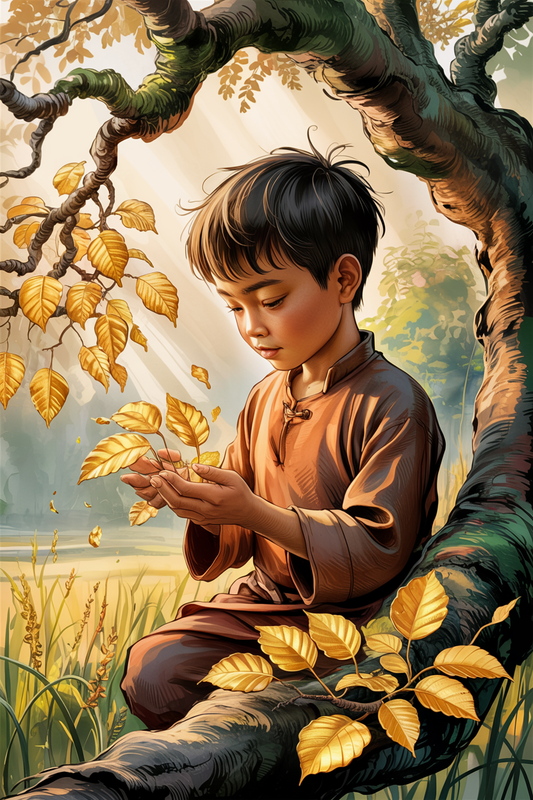 A2. The Vietnamese Story Of The Three Golden Trees