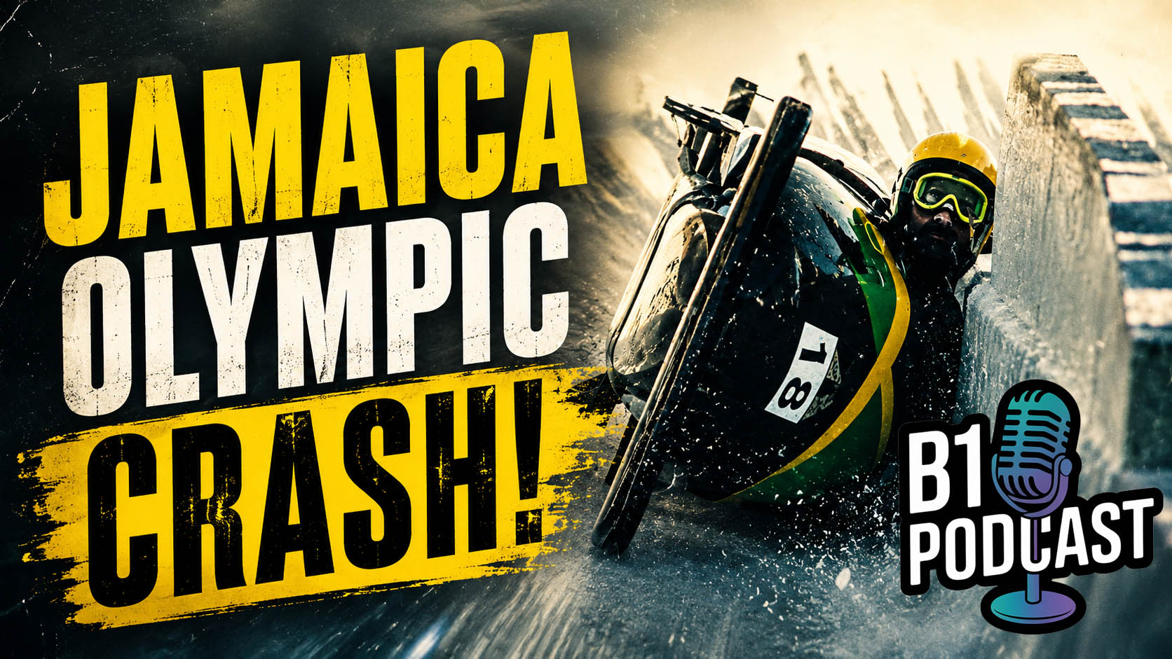 B1. Jamaica's Winter Olympic Team & CRASH at 140km/h 🏅 Inspiring